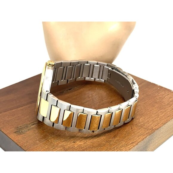 Bulova Men's Watch 98B440 Silver Dial Quartz Two Tone Stainless Steel 41mm - Picture 9 of 14